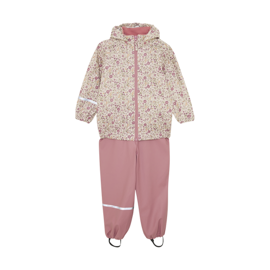 Celavi RAINWEAR SET - AOP, W. FLEECE - Perfectly Pale