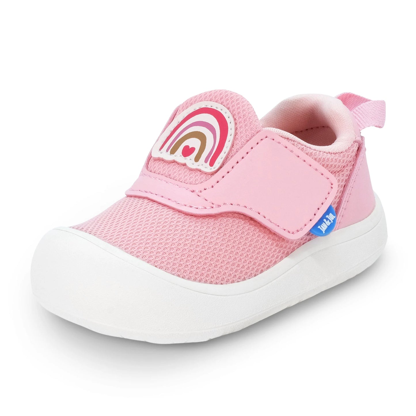 Jan and Jul  | Mini-Flyer Toddler Sneakers | Pink Rainbow