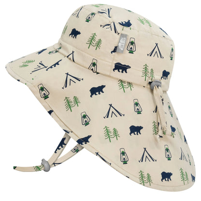 Jan and Jul Cotton Adventure Hat in Bear Camp - product photo