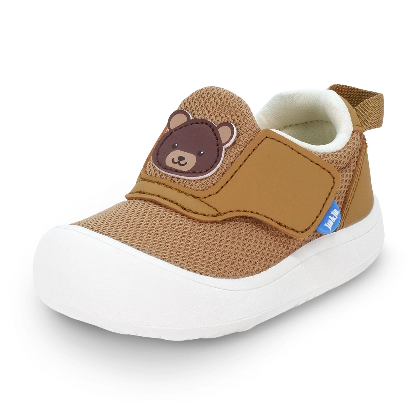 Jan and Jul  | Mini-Flyer Toddler Sneakers | Brown Bear