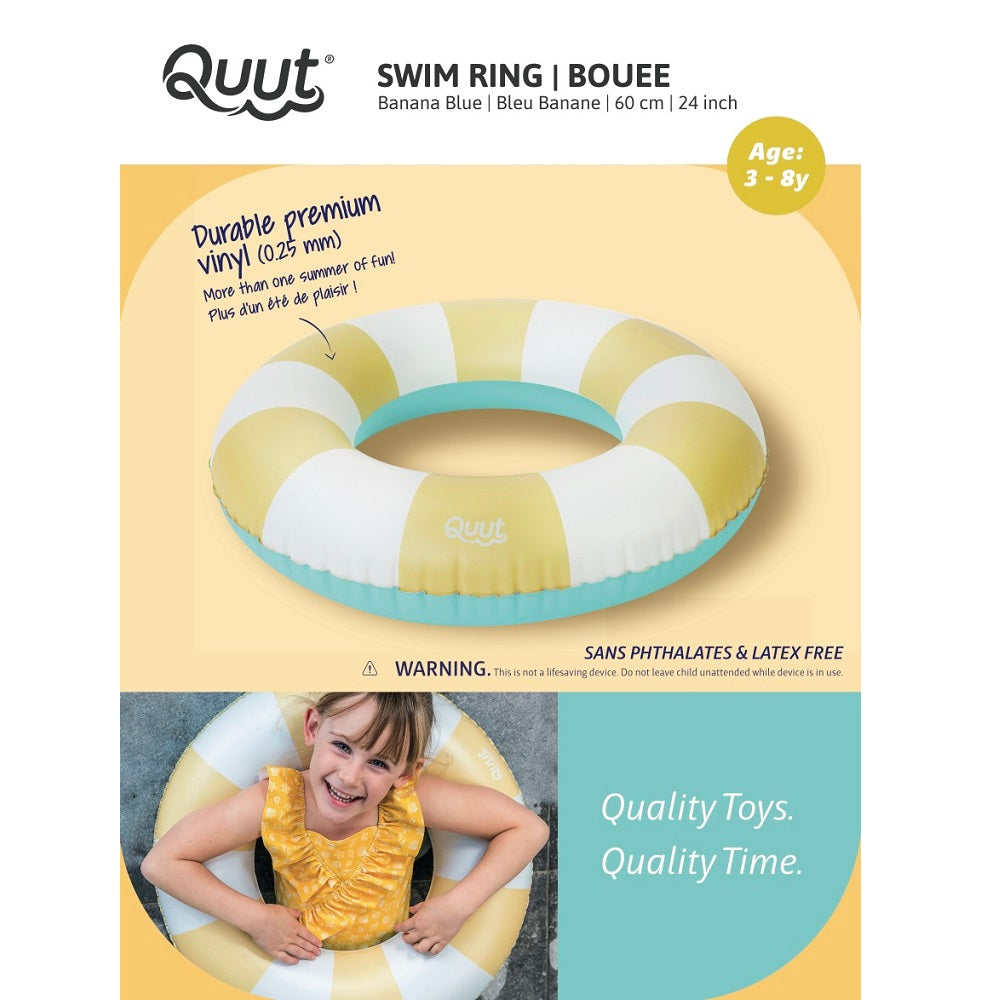 QUUT TOYS Swim Ring - Banana Blue 60cm
